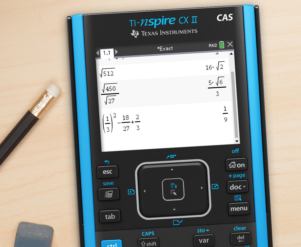 TI-Nspire™ CX CAS | Calculators | Texas Instruments