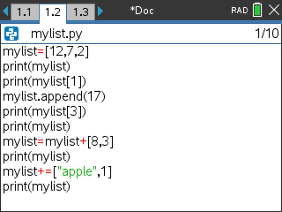 Python Coding Activities: Programming With Lists | Texas Instruments