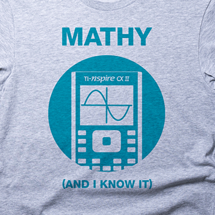 Make your own math t-shirts | Texas Instruments
