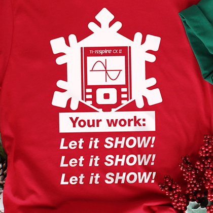 Make your own math t-shirts | Texas Instruments