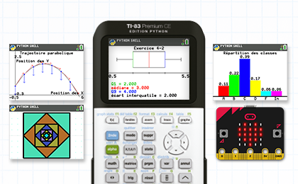 TI-83 Premium CE Edition Python – Programmation - TI France