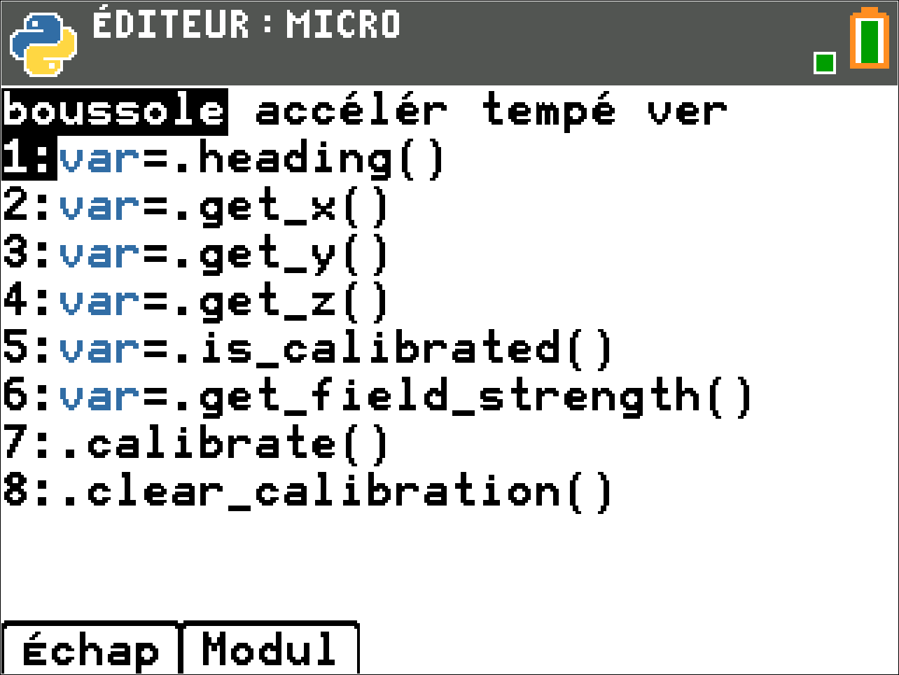 Activités avec BBC microbit et TI83 Premium CE TI France