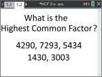 Year 7: Highest Common Factor image