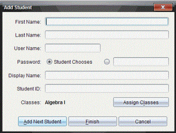 Adding Students to Classes