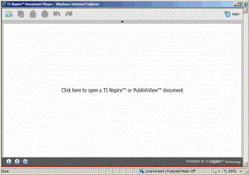 Launching TI‑Nspire™ Document Player