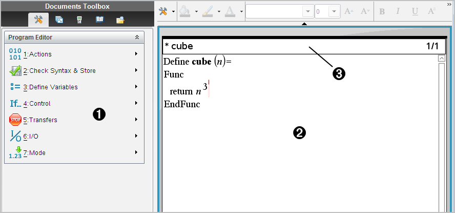 Program Editor Software Getting Started with the Program Editor