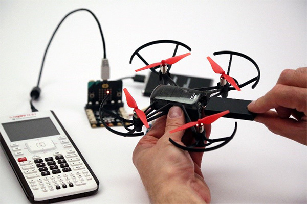 Een drone besturen met een TI grafische rekenmachine
