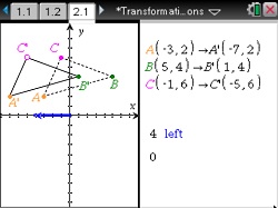 Translocation Math Geometry Math Nspired - Geometry - Transformational Geometry by Texas Instruments