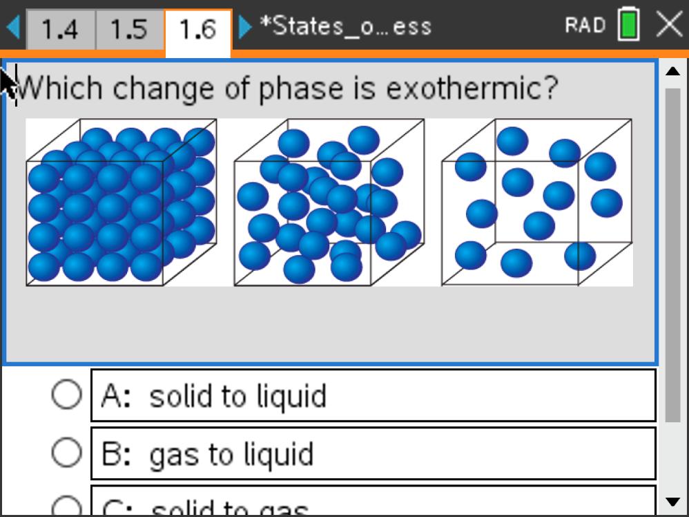 TI-Nspire screenshot during the activity