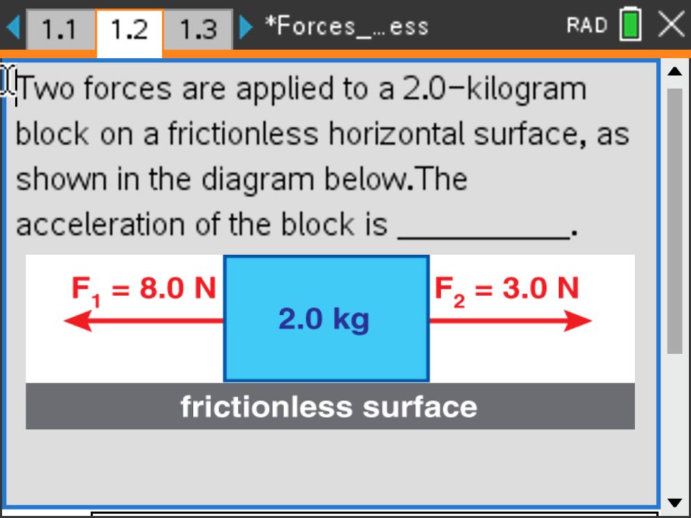 TI-Nspire screenshot during the activity
