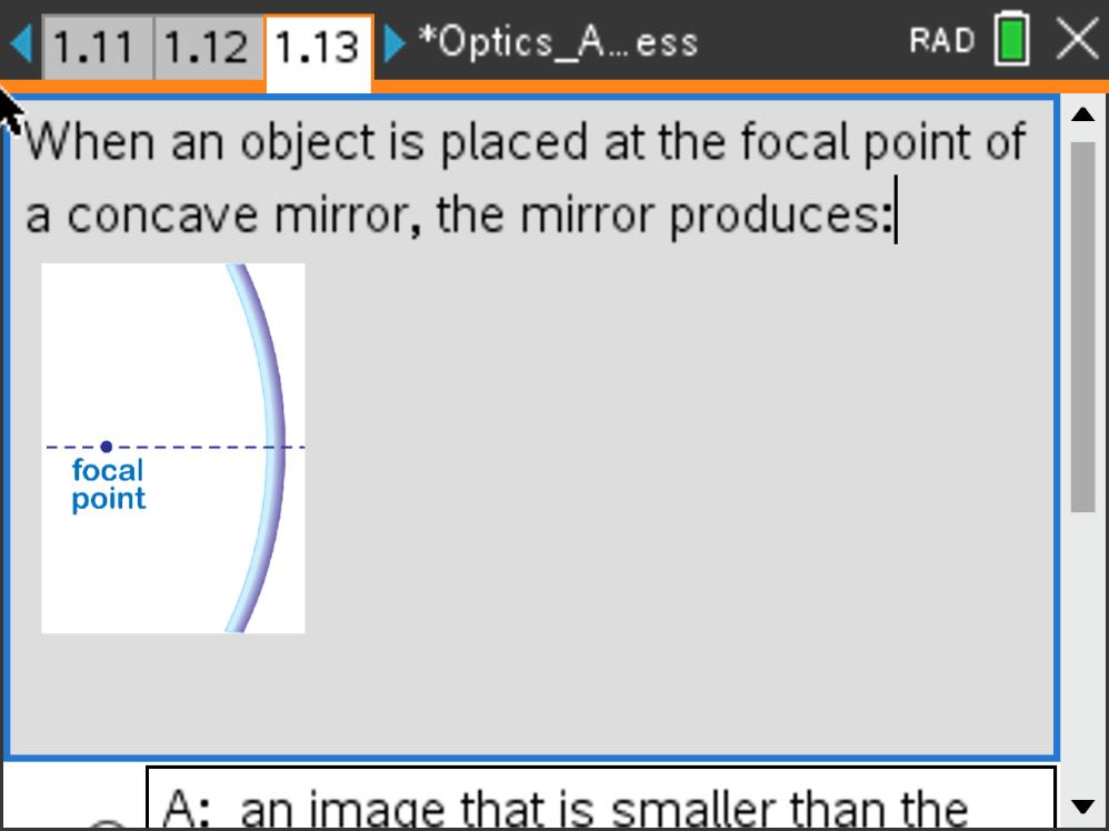 TI-Nspire screenshot during the activity